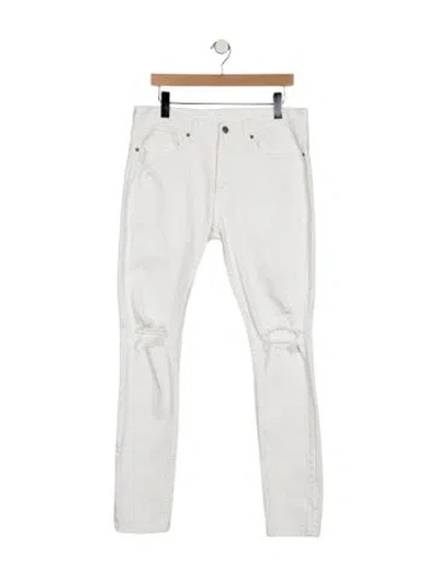 Pre-owned Ksubi Mid-rise Skinny Leg Jeans In Blue