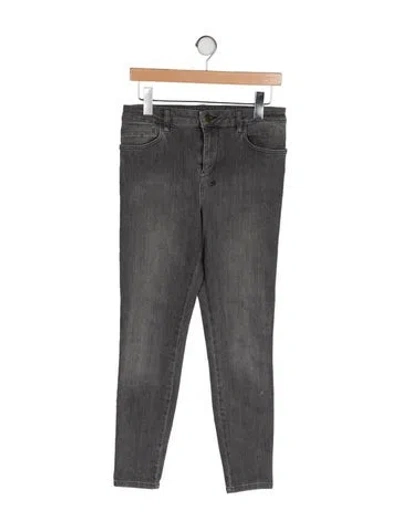 Pre-owned Ksubi Mid-rise Skinny Leg Jeans In Gray