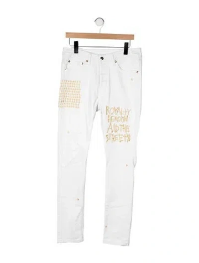 Pre-owned Ksubi Mid-rise Skinny Leg Jeans In Multi