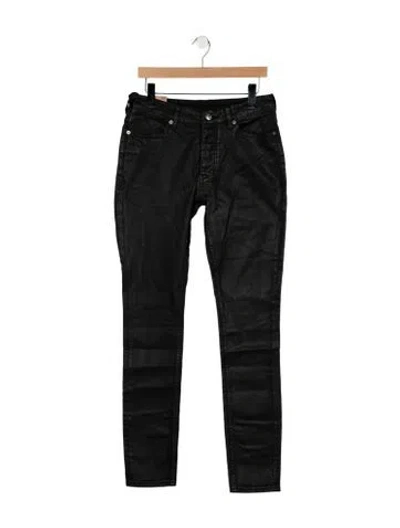 Pre-owned Ksubi Mid-rise Skinny Leg Jeans W/ Tags In Black