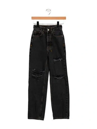 Pre-owned Ksubi Mid-rise Straight Leg Jeans In Blue