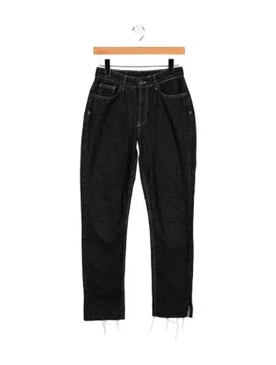 Pre-owned Ksubi Mid-rise Straight Leg Jeans In Blue