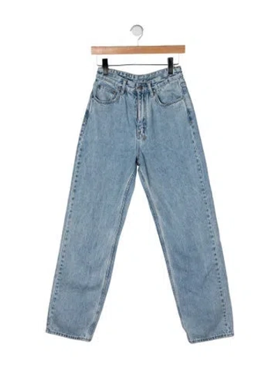 Pre-owned Ksubi Mid-rise Straight Leg Jeans In Blue