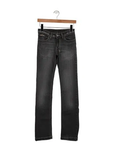 Pre-owned Ksubi Mid-rise Straight Leg Jeans In Grey