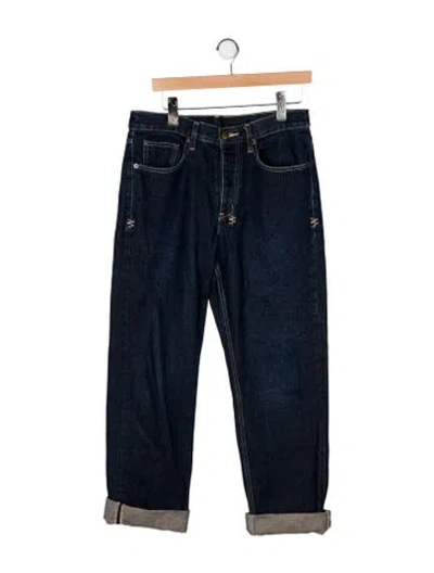 Pre-owned Ksubi Mid-rise Straight Leg Jeans In Multi