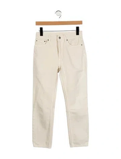 Pre-owned Ksubi Mid-rise Straight Leg Jeans In Neutral