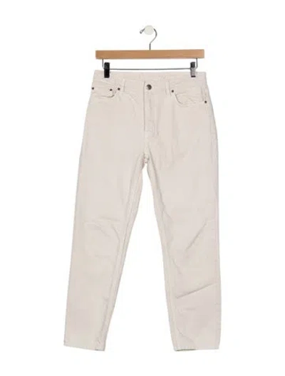 Pre-owned Ksubi Mid-rise Straight Leg Jeans In Neutrals