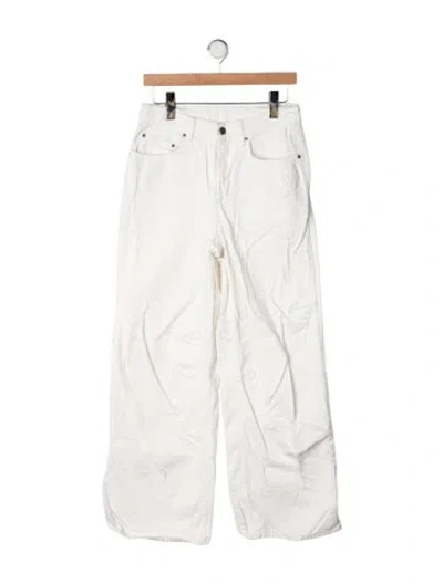 Pre-owned Ksubi Mid-rise Wide Leg Jeans In Neutrals