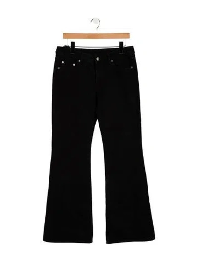 Pre-owned Ksubi Mid-rise Wide Leg Jeans W/ Tags In Black