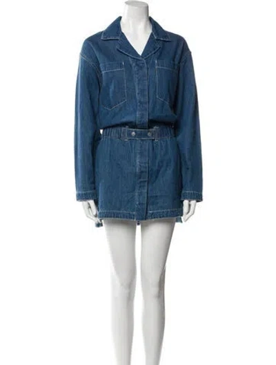 Pre-owned Ksubi Mini Dress In Blue