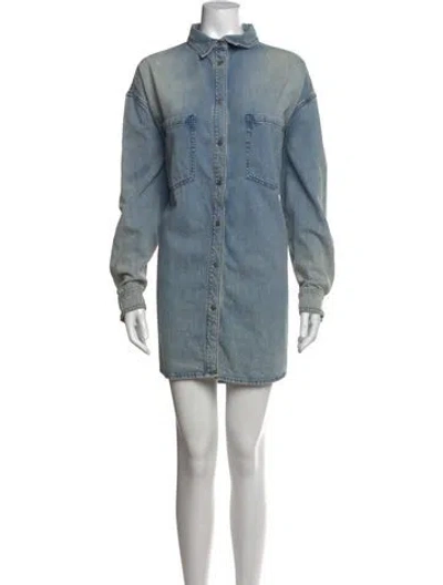 Pre-owned Ksubi Mini Dress In Blue