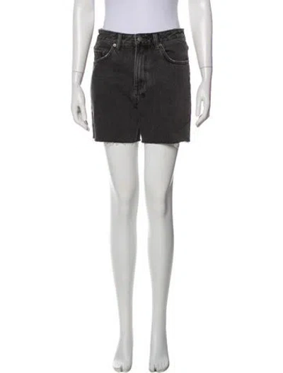 Pre-owned Ksubi Mini Shorts In Black