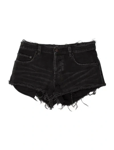 Pre-owned Ksubi Mini Shorts In Black