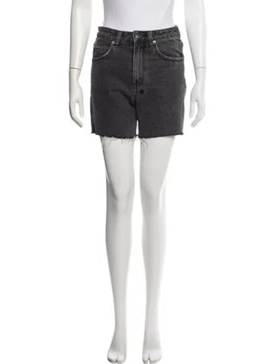 Pre-owned Ksubi Mini Shorts In Black