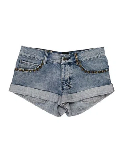 Pre-owned Ksubi Mini Shorts In Blue