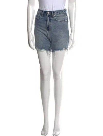 Pre-owned Ksubi Mini Shorts In Blue