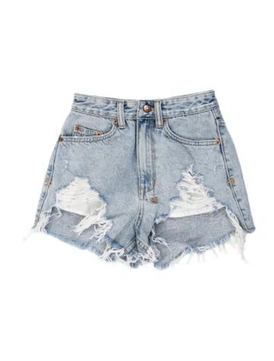 Pre-owned Ksubi Mini Shorts In Blue