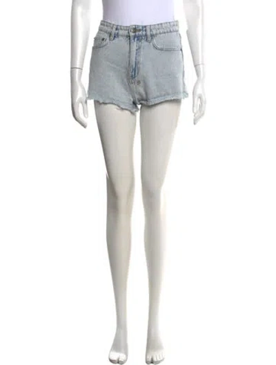 Pre-owned Ksubi Mini Shorts In Blue