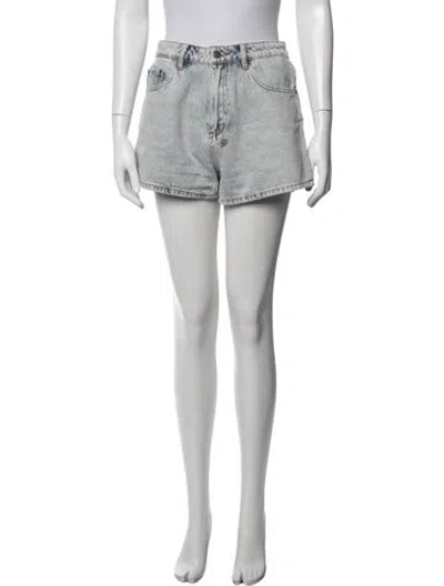 Pre-owned Ksubi Mini Shorts In Blue