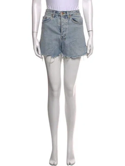 Pre-owned Ksubi Mini Shorts In Blue