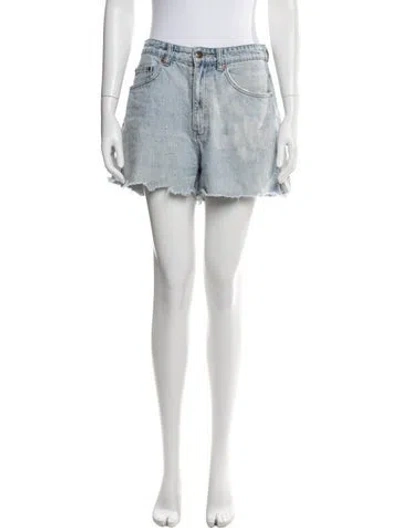 Pre-owned Ksubi Mini Shorts In Blue