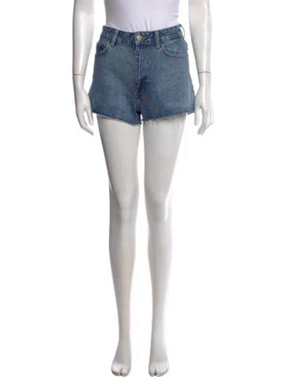 Pre-owned Ksubi Mini Shorts In Blue