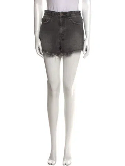Pre-owned Ksubi Mini Shorts In Gray