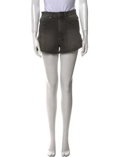 Pre-owned Ksubi Mini Shorts In Gray