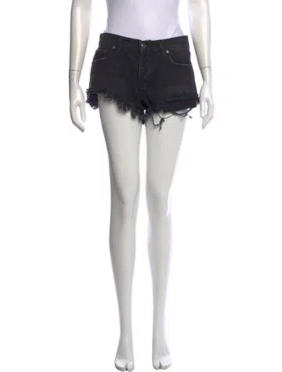 Pre-owned Ksubi Mini Shorts W/ Tags In Black