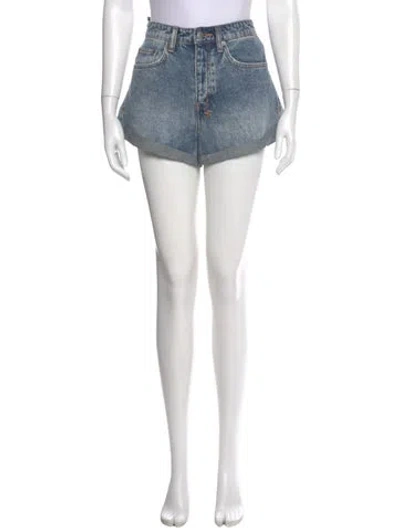 Pre-owned Ksubi Mini Shorts W/ Tags In Blue