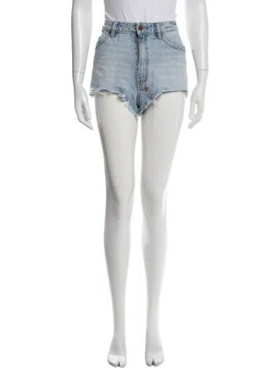 Pre-owned Ksubi Mini Shorts In White