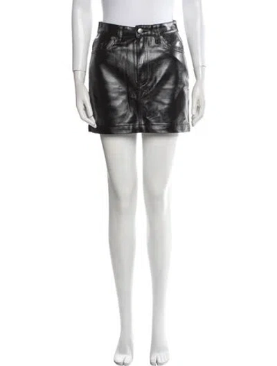 Pre-owned Ksubi Mini Skirt In Gray