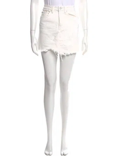 Pre-owned Ksubi Mini Skirt In Neutral