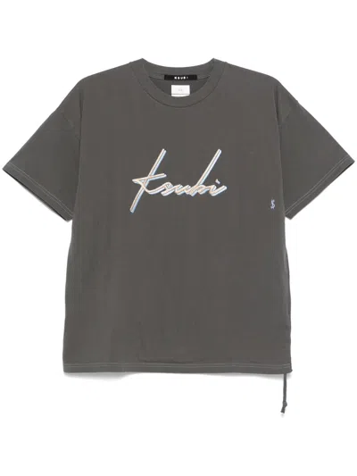 Ksubi Moniker Oh G T-shirt In Grey