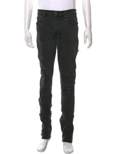 Pre-owned Ksubi Moto Jeans In Black