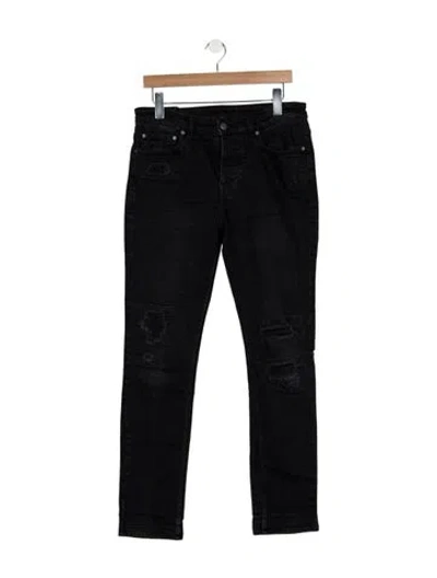 Pre-owned Ksubi Moto Jeans In Black