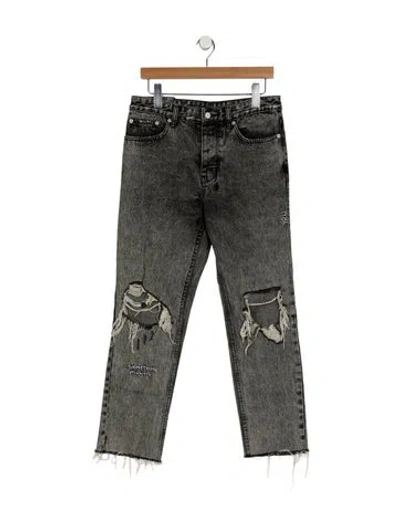 Pre-owned Ksubi Moto Jeans In Gray