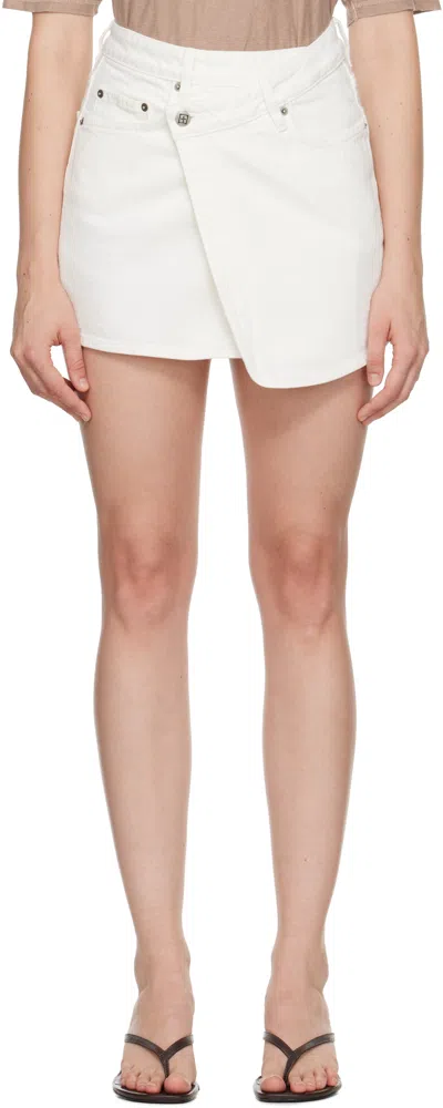 Ksubi オフホワイト Rap デニムスカート In White