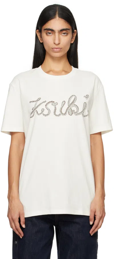 Ksubi Off-white Roped Kash Ss T-shirt In Vintage White