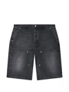 Ksubi Maxx Operator Denim Shorts In Black