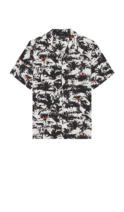 Ksubi Palm Tree Resort Short Sleeve Shirt In 五颜六色