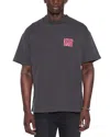 Ksubi Panthera Ekcess Oversized Short Sleeve Logo Tee In Gray