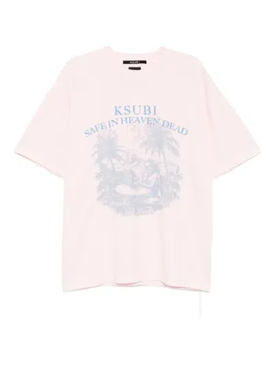 Ksubi Paradiso Ekcess Ss T-shirt In Pink