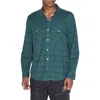 Ksubi Paradox Button-up Flannel Shirt In Green