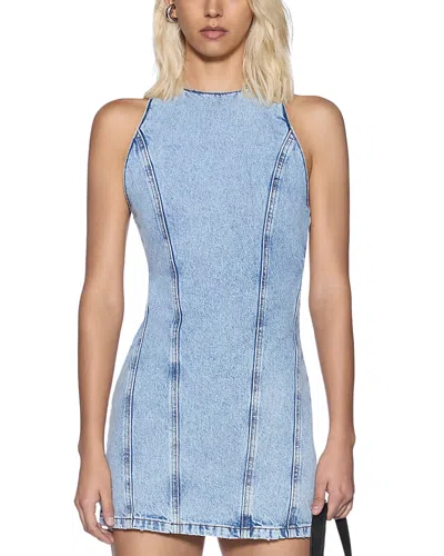 Ksubi Phillipa Flight Dress In Blue Denim