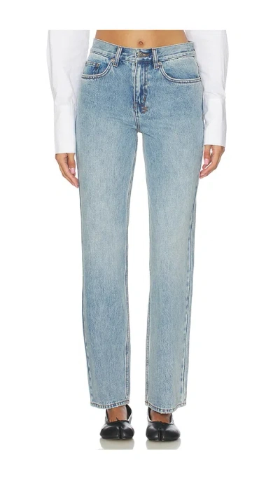 Ksubi Pin Up Straight Jeans In Blue