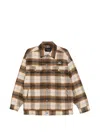 Ksubi Plaid Oversized Jacket In Neutral