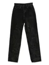 Ksubi Playback Graf Logo-pattern Jeans In Black