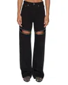 Ksubi Playback Sliver Renaissance High Rise Jeans In Black In Black