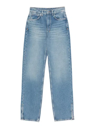 Ksubi Play-back Jeans Mit Offenem Saum In Blue